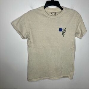 BDG let love grow t-shirt 100% cotton small boho artistic floral modern casual